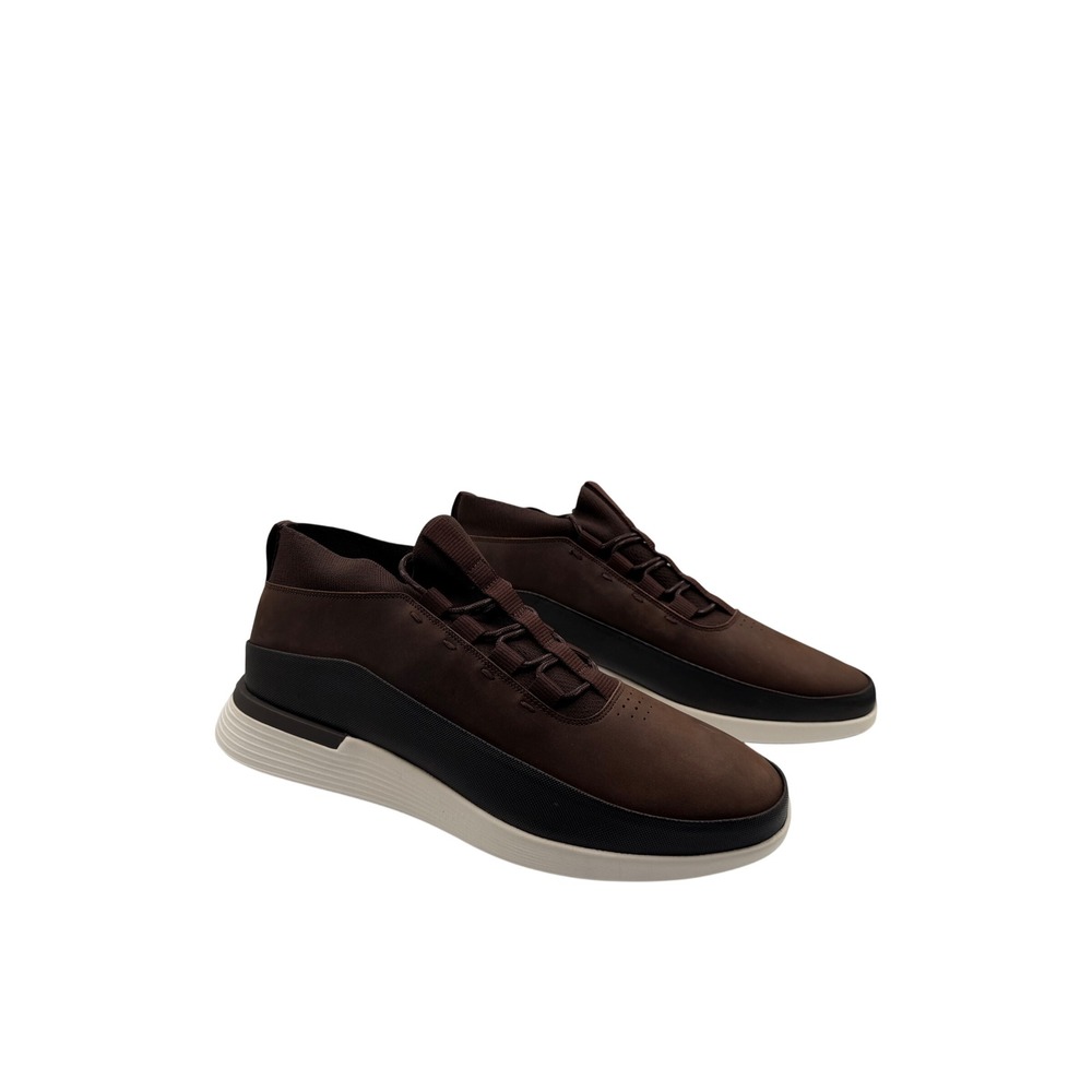 Wolf & Shepherd SwiftKnit Derby Mens 11.5 M Chocolate Brown‎ Nubuck WNSHCK3-57